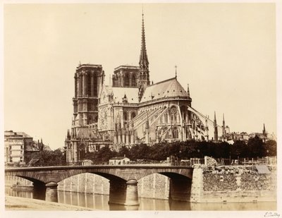 Notre-Dame (Apse) by Édouard Baldus